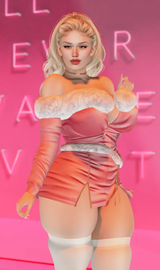 Diamond DeVille - A Second Life Bimbo avatar