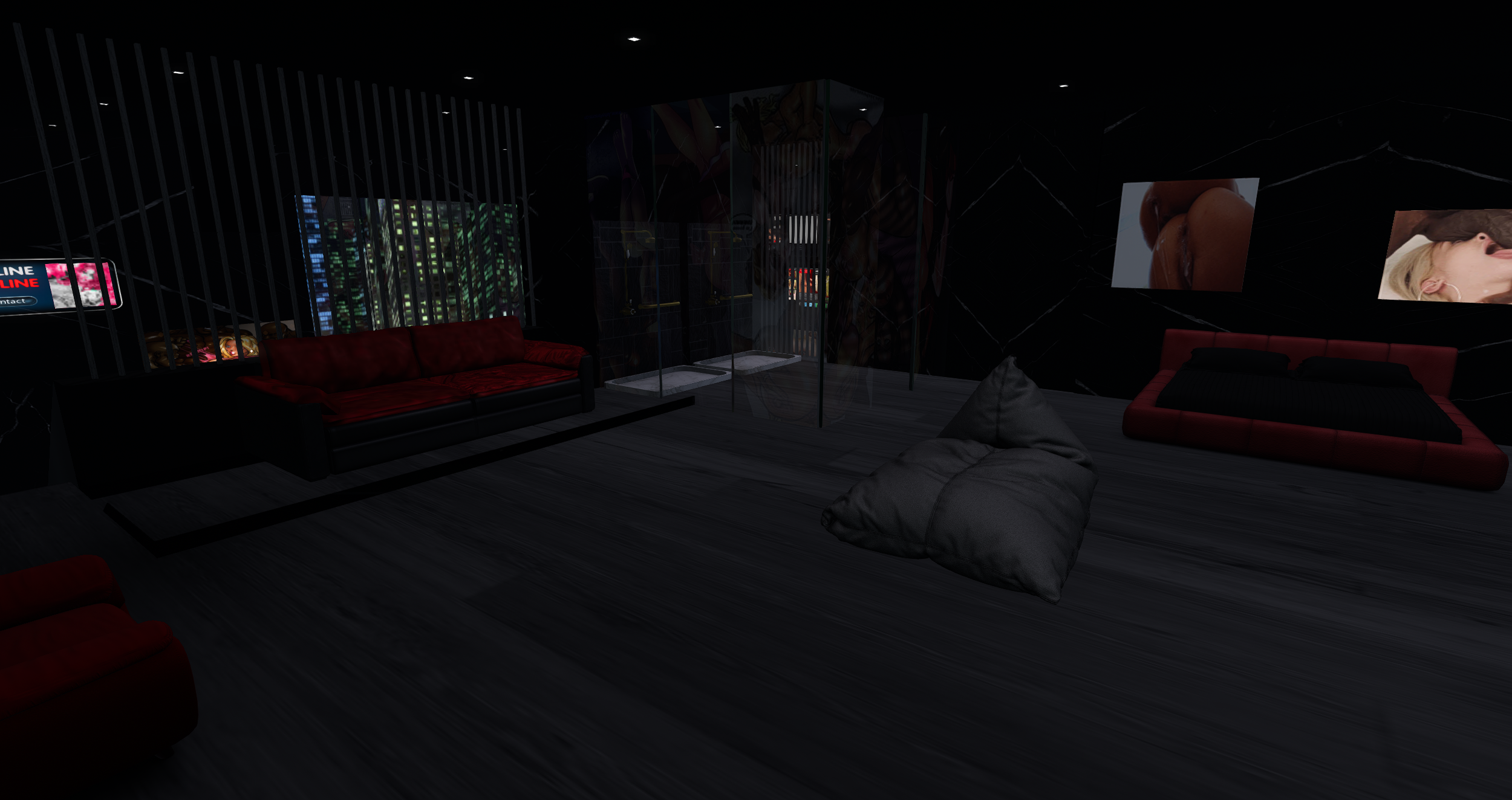 Lustfuls Erotica Second Life sim — adult RP, explicit, extremely high-chaos energy